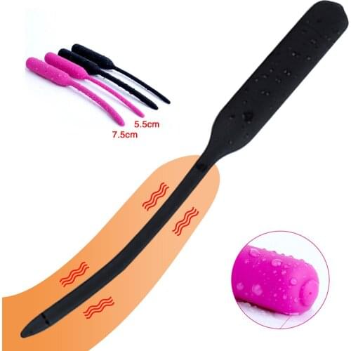 10 speeds Urethral Vibrator Catheter Sex Toy for Men Penis Plug Vibrating Urethral Plug Penis Insertion Urethral Sound Dilator