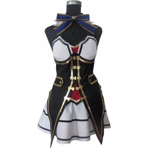 2018 Anime Hyperdimension Neptunia Uni Neptune Uniforms Party Dress Suit Cosplay Costume Custom-made Any Size