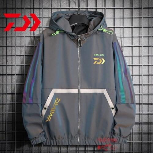 2021 Daiwa Fishing Jacket Winter Men Outdoor Waterproof Breathable Fishing Jacket Thin Quick Dry Sun Protection Fishing Clothing