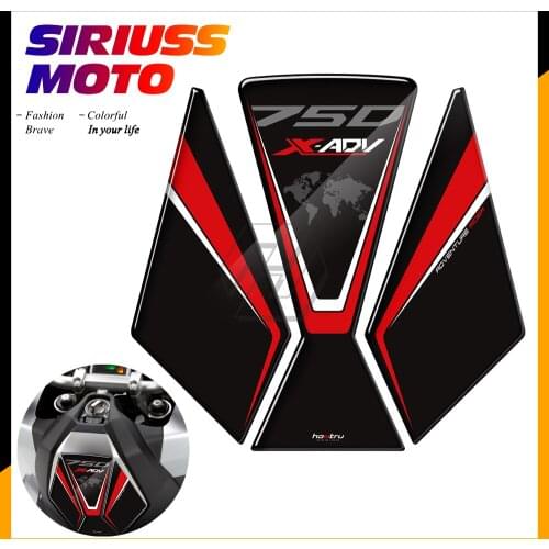 3D Resin Motorcycle Fuel Tank Pad Protector Decals Case for Honda X-ADV Xadv 750