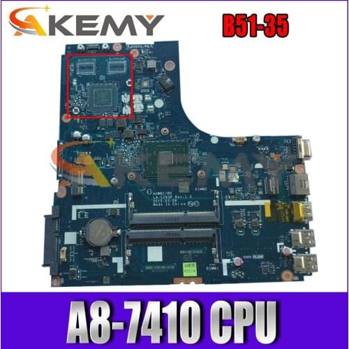 Akemy For Lenovo B51-35 AAWBC/BD la-c293p Laptop Motherboard CPU a8-7410 Integrated Graphics Card 100% Test OK