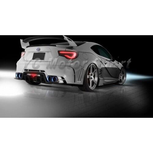 Car Accessories Carbon Fiber Blade with FRP Base Fit For GT86 FT86 ZN6 FRS BRZ ZC6 TK RW RR SZ Style Rear Trunk Spoiler Wing
