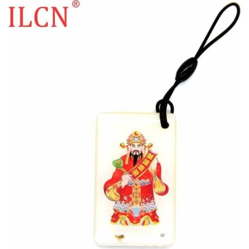 125khz ID Rewritable Writable Dropping Glue Waterproof Blank Keyfob RFID Keychain Token Card Tags EM4305 EM4205 Access Control