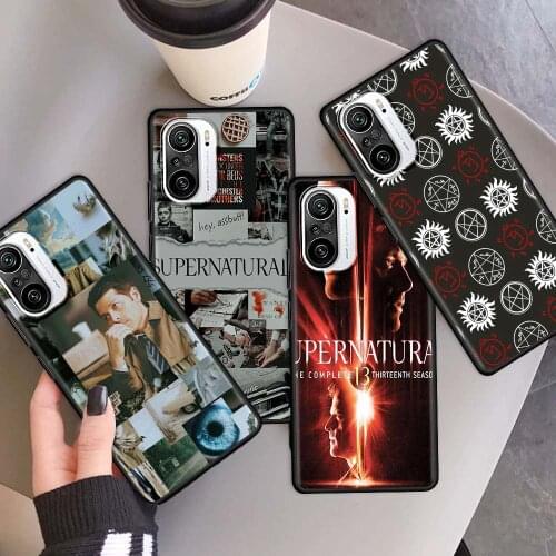 Supernatural TV Show Phone Case for Xiaomi Redmi Note 9S 10 K40 8 9 8T 9T 7 9C 9A 7A 6A 8A K30 Pro Silicone Soft Funda Capa