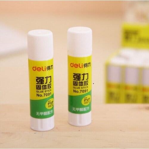 DeLi 7091 Strong Solid Glue Environmentally Friendly Rubber Stick Strong Adhesive Handmade Glue Stationery Office Supplies
