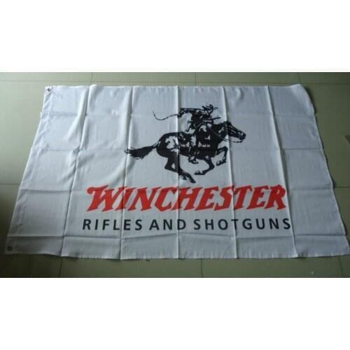 For winchester banner, 90X150CM size,100% polyster
