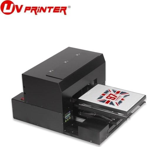 Dtg A3 dark T-shirt printer for jeans textile printing machine 6 color ink cartridge HD printing multifunction