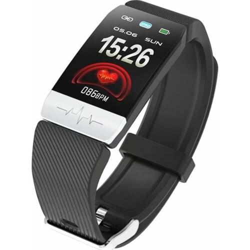 ECG+PPG Fitness Smart Bracelet Heart Rate Blood Pressure Monitor Waterproof Sport Smart Band Weather Forecast for Men Women