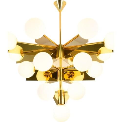 G4 LED Postmodern Golden Glass Bubbles Designer Hanging Lamps Pendant Lights.Pendant light Suspension Luminaire Lampen For Foyer