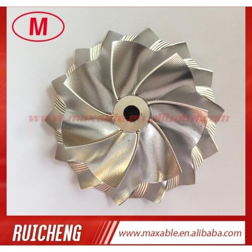 GT3076 56.00/76.13mm 7+7 blades Reverse high performance turbocharger billet/milling/aluminum 2618 compressor wheel