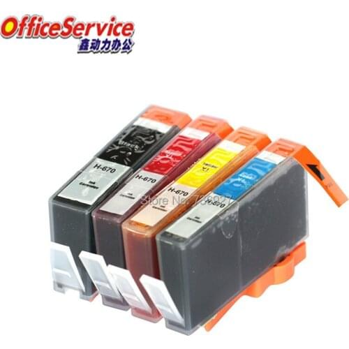 Compatible ink Cartridge For HP670 HP 670 670xl ,for Deskjet Ink Advantage 3525 4615 4620 4625 5525 6526 inkjet printer