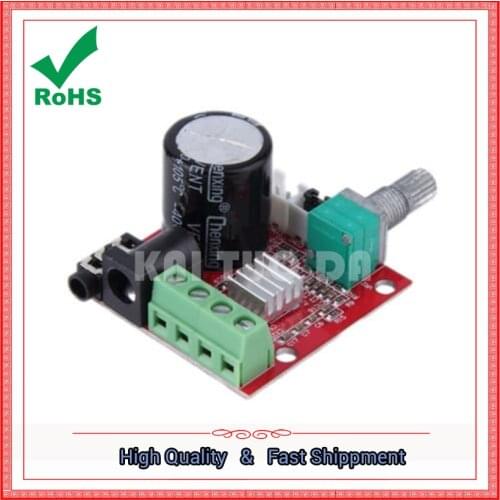 PAM8610 mini power amplifier spike TDA2030 12V 10W pure class D stereo Amplifiers module board