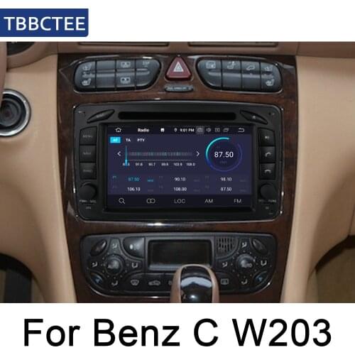 For Mercedes Benz C Class W203 2001~2004 NTG Car Android GPS Navigation Multimedia system Bluetooth WIFI Radio Map Amplifier