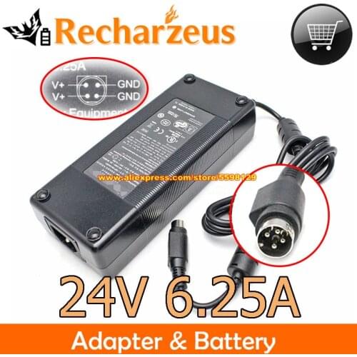 Genuine FSP FSP150-AAAN1 AC Adapter 24V 6.25A 150W Power Supply For CWT CAT120241 For WELLTRONICS WTS-2405S WTS-2405W