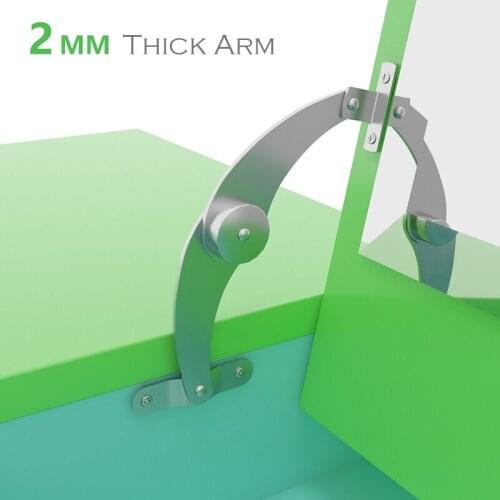 Keenkee contemporary style 2mm thick iron material with nickel electronic plating Lid Support flip panel support heavy duty arm