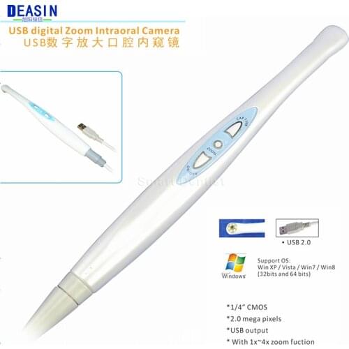 High Quality USB Dental Intraoral Camera 2.0 Mega Pixels MD930U NEW Arrival 6 LED Light dental endoscope