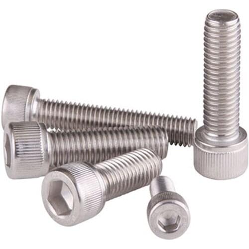 #8-32 UNC Hex Socket Head Cap Screws A2 Stainless Steel Full Thread