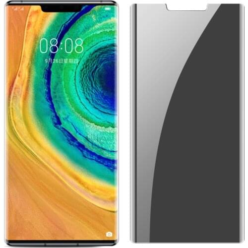 Privacy Filter Tempered Glass Full Coverage Film AntiSpy Shield Screen Protector for HUAWEI mate 30/mate 30 Pro