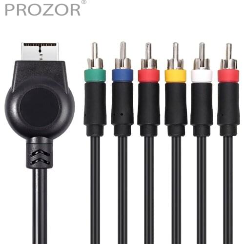PROZOR 6 Feet Component AV Cable For PS1/2/3 Gaming Console PremiumHigh Resolution HDTV Component RCA Audio Video Cable