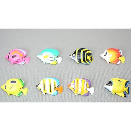 Aquarium stand in water swim with tropical fish toy baby shower! sea life model