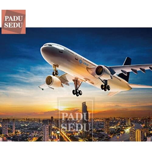 DIY 5D Diamond Embroidery Full Set Diamond Mosaic Airplane Round Diamond Painting Plane Cross Stitch Kits Home Decoration Gifts