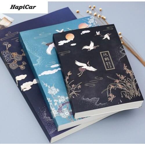 Drawing Notebooks Coloring Book Vintage Chinese Style Super Thicken A5 Sketch Books Journals Office Accessories School Supplies
