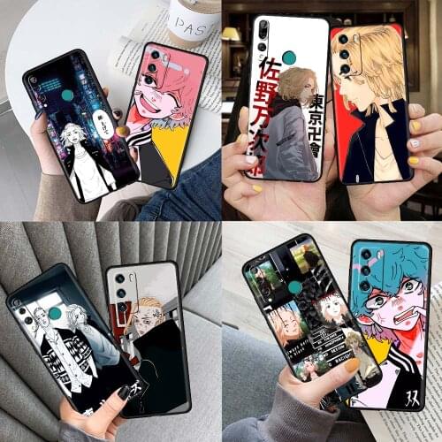Phone Cover for Huawei P30 P40 Lite E P Smart Z Y6 Y7 Y9 Shell for Honor 9X Pro P20 Lite Soft Case Anime Tokyo Revengers