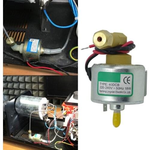 Fog Smoke Machine Oil Pump 18w 40DCB for stage Machine Voltage 220v Protection Level IP65 Easy to Use Durable Compact M17E