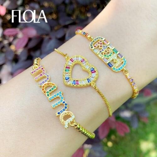 FLOLA Bracelets With Pendants
