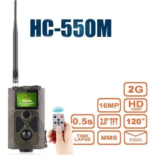 Suntekcam HC-550M trail camera GSM 2G MMS GPRS Photo traps hunting camera 940nm Night vision infrared outdoor wildlife camera