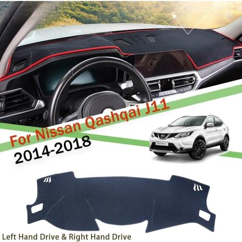 For Nissan Qashqai J11 2014 2015 2016 2017 2018 Instrument panel pad Dashboard Cover Pad Sunshade Dashmat Interior Accessories