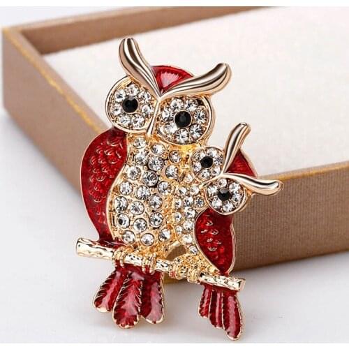 Creative Exquisite Owl Brooch Pins Latest Chic Pretty Stylish Necessaries