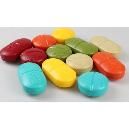 Portable Travel 6-Slot Medical Pill Box Holder 1pc Medicine Case Drug Storage New Compartment Travel Pill Box free shipping