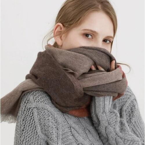 Luxury Brand Plaid Cashmere scarves Wool shawls For women And Men 2020 winter New warm Soft Thick Travel blankets tassel scarf