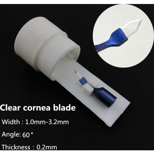 Sapphire Keratome blades Clear Cornea Blades for ophthalmic surgical instrument
