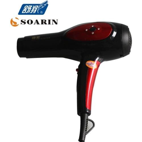 SOARIN High Power Hairdryer Black Professional Hair Dryers Tools For Hairdressing Electric Hair Drier Motor HairDryerhair Blower