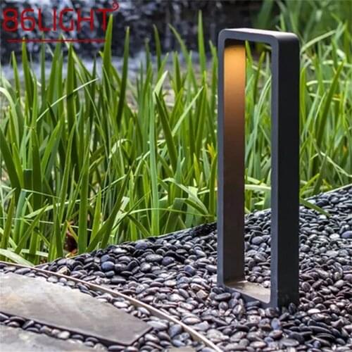 86LIGHT Modern Lawn Light Aluminum Waterproof IP56 LED Lamp Creative Decorative For Garden Villa Duplex Park