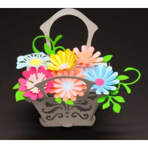 YLCD1286 Flower Metal Cutting Dies For Scrapbooking Stencils DIY Album Cards Decoration Embossing Folder Craft Die Cuts Tools