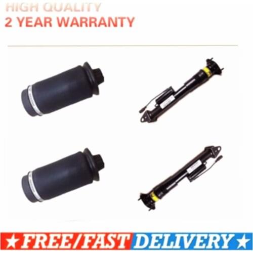 Rear Air Suspension 2pcs Shock Absorber With ADS And 2pcs Air Spring Bags For Mercedes Benz GL Class X164 / Ml Class W164