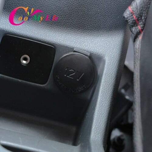 Color My Life Car Inner Cigarette Lighter Hole Protection Cover Modified for Ford Ecosport 2013 2014 2015 2016 2017 Accessory