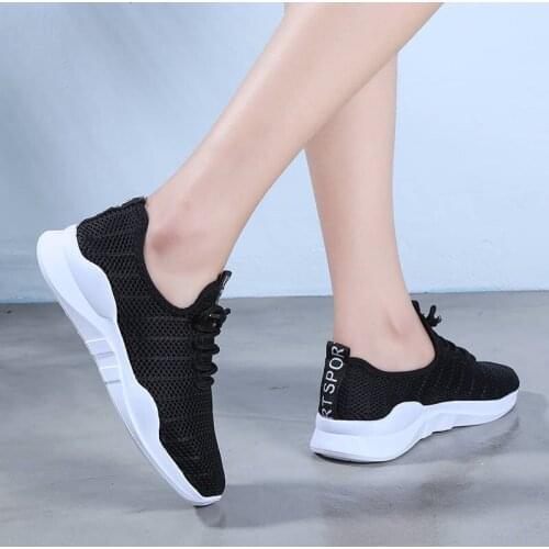 2019 Basket Femme Feminino Air Mesh Breathable Ladies Footwear Women Flat Sneakers Casual Fashion Autumn Vulcanized Shoes X8-15