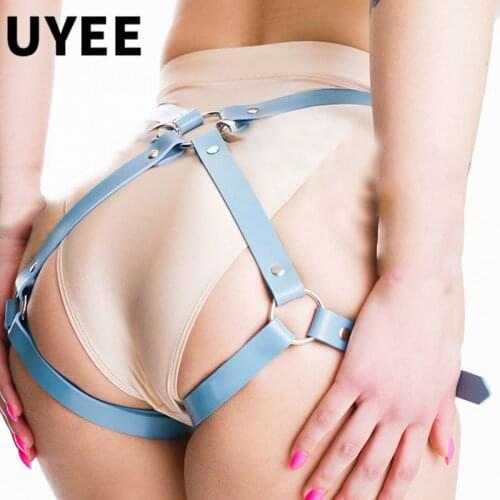 UYEE Woman Sexy Lingerie Thigh Harness Belt Sexy Body Bondage Garter Punk Gothic Bridal Strap Belts Nightclub Party Suspenders
