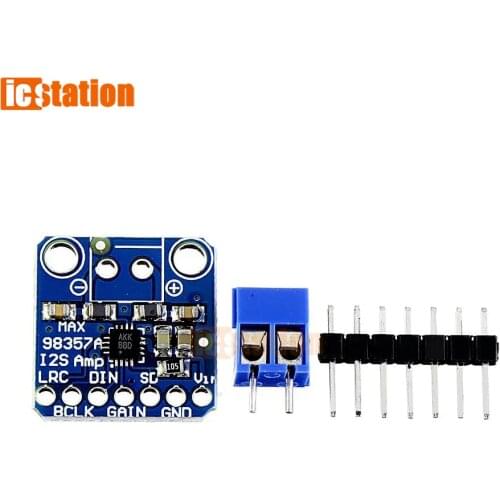 1pcs MAX98357 MAX98357A I2S 3W Class D Amplifier Breakout Interface I2S DAC Decoder Audio