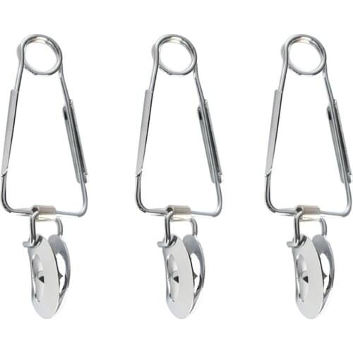 3Pcs Professional Snail Tong Spring Food Tong Shellfish Food Serving Clip