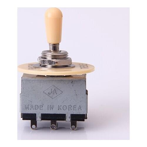 3 Way Toggle Switch Box Style Cream Knob for Guitar