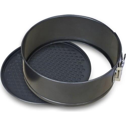 4 Sizes Black Carbon Steel Baking Moulds 3D Round Nonstick Mousse Ring Dessert Cake Decorating Tools