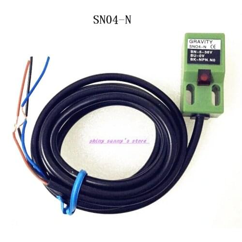 5-10 pcs/Lot SN04-N 4mm Approach Sensor 5-36VDC NPN NO 3 Wires Inductive Proximity Switch Brand New