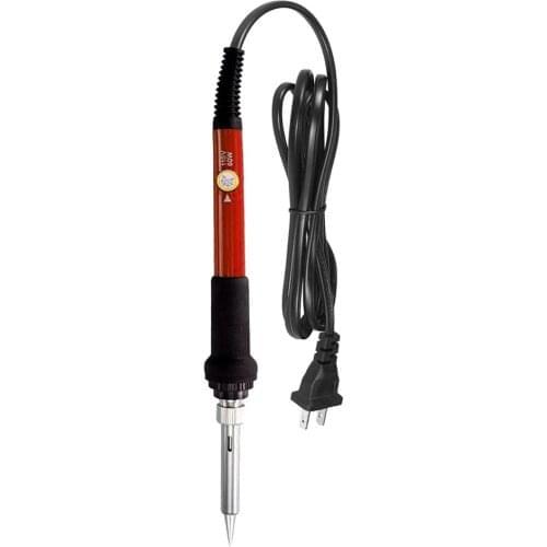 60W Adjustable Temperature Electric Welding Soldering Iron Tool 110V Red 60W Adjustable Temperature Welding Soldering Iron