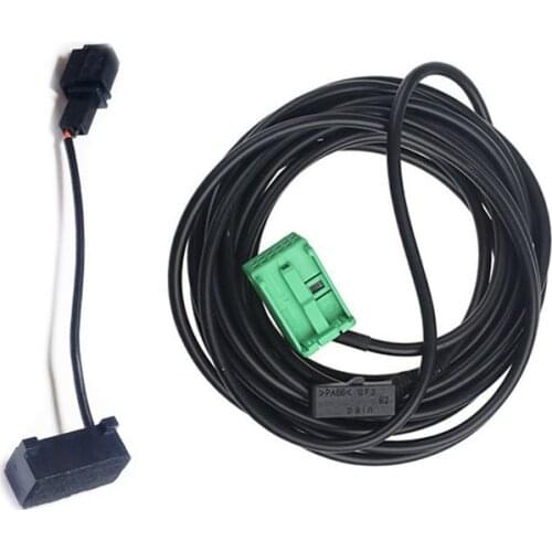 Biurlink Microphone Adapter 3 M Harness Wire For Volkswagen Passat Touran RNS315 RNS510 MFD3
