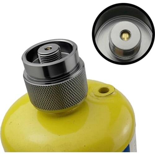 Outdoor Camping Stove Adapter American Standard Gas Tank Adapter Butane Stove Gas Refill Adapter Nozzl Valve Canister Connector
